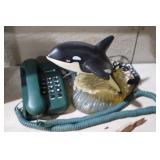 ORCA WHALE TELEPHONE & VINTAGE PHONE