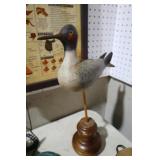 CARVED WOOD SHORE BIRD