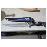 EAGLE HEAD FIXED BLADE KNIFE