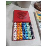 AKRO  AGATES MARBLES IN ORGINAL BOX