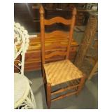 NICE COUNTRY LADDER BACK WOVEN SEAT CHAIR