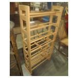 WOOD DISPLAY RACK