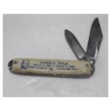 JAMES A. POLK TWO BLADE ADV KNIFE