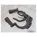 PAIR OF VINTAGE HAND CUFFS NO KEY