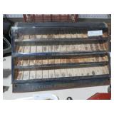 J& P COATS DISPLAY SHOW CASE