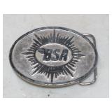 VINTAGE METAL BSA  ADV BELT BUCKLE