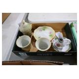 COLL. CHINA SAUCERS, DISHES, MUGS, MISC