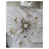 GOLD MCM STARBURST WALL DECOR