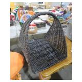 NICE WOVEN FIREWOOD HOLDER