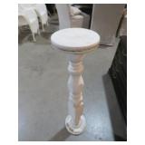 WOOD PEDESTAL PLANT STAND