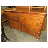 EMPIRE FURN COMP. JEFF CITY EIGHT DRAWER DRESSER