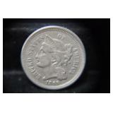 1865 3 CENT PIECE
