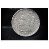 1865 3 CENT PIECE