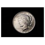 UNC 1925 P PEACE SILVER DOLLAR 90%