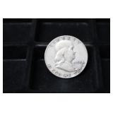 1950 D FRANKLIN HALF DOLLAR 90%