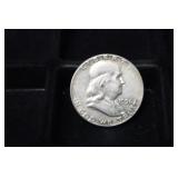 1956 P FRANKLIN HALF DOLLAR 90%
