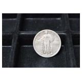 1918 P STANDING LIBERTY QUARTER 90%