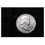 1961 D FRANKLIN HALF DOLLAR 90%