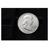 1961 D FRANKLIN HALF DOLLAR 90%