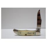 CASE XX 2001 BURNT NATURAL BONE TINY FOLDING HUNTE