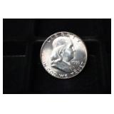 1955 P FRANKLIN HALF DOLLAR 90%