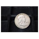 1956 P FRANKLIN HALF DOLLAR 90%