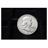1954 D FRANKLIN HALF DOLLAR 90%