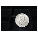 1950 D FRANKLIN HALF DOLLAR 90%