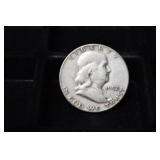 1952 S FRANKLIN HALF DOLLAR 90%