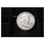 1953 D FRANKLIN HALF DOLLAR 90%