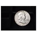 1952 S FRANKLIN HALF DOLLAR 90%