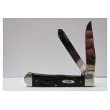 CASE XX JIGGED BLACK SYNTHETIC TRAPPER