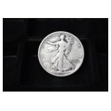 KEY 1917 P WALKING LIBERTY HALF DOLLAR 90%