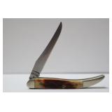 CASE XX 2019 DAMASCUS RED STAG TINY TOOTHPICK