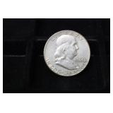 1960 P FRANKLIN HALF DOLLAR 90%