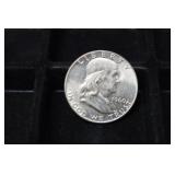 1960 P FRANKLIN HALF DOLLAR 90%