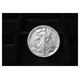 KEY 1919 P WALKING LIBERTY HALF DOLLAR 90%