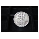 1942 D WALKING LIBERTY HALF DOLLAR 90%