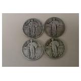 1926 P, 28 S, 29 S, 30 P STANDING LIB QUARTERS 90%