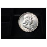 1954 P FRANKLIN HALF DOLLAR 90%