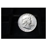 1949 P FRANKLIN HALF DOLLAR 90%