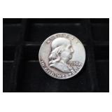 1958 P FRANKLIN HALF DOLLAR 90%