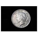 UNC 1923 P PEACE SILVER DOLLAR 90%
