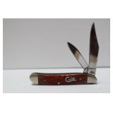 CASE XX 2004 SILVER SCRIPT DARK RED PEANUT