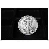 1944 D WALKING LIBERTY HALF DOLLAR 90%