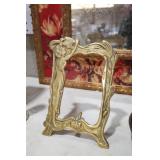 BRASS ART NOUVEAU FRAME