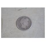 1905 S BARBER HALF DOLLAR 90%