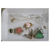 COLL. ESTATE PINS & NECKLACES