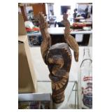 HAND CARVED WOOD ART