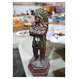 BEAUTIFUL NATIVE AMERICAN CHIEF STATUE